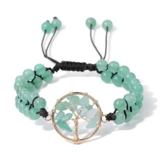 Bracelet arbre pierres naturelles aventurine