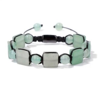 Bracelet cordon et pierres naturelles Aventurine