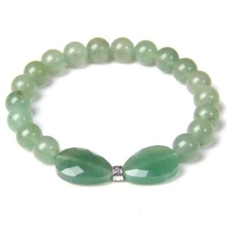 Bracelet elastique de lithotherapie en Aventurine