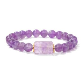 Bracelet en Amethyste naturelle