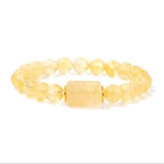 Bracelet en pierres naturelles citrine