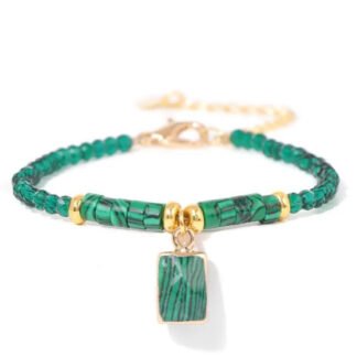 Bracelet malachite femme